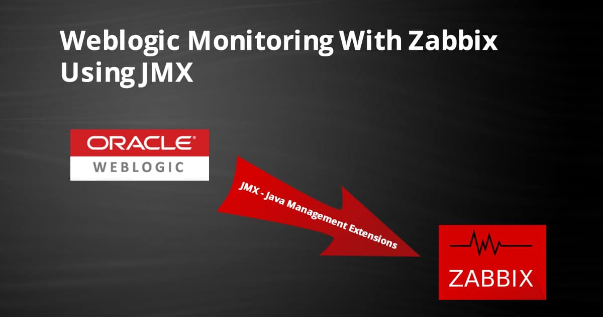 Weblogic monitoring with Zabbix using JMX