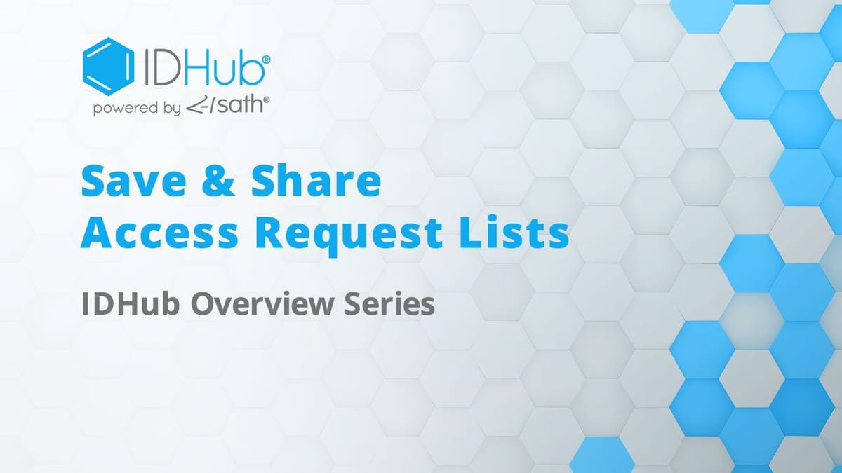 Save and Share Lists - Video